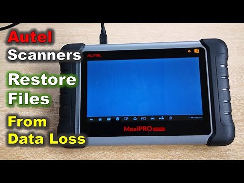 How to Restore Files on Autel Scanner: Works on any Autel Scanner / Save Autel scanner subscription!