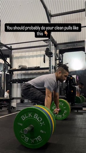 Khrys Speed on Instagram: "A smoother, slower pull with a controlled eccentric will probably help you more than gripping, ripping, hip thrusting and dumping your clean pulls."