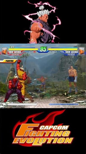 Shin Akuma Parry Shin Akuma Capcom Fighting Evolution #streetfighter