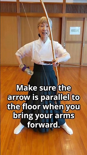 Kyudo One-Point Lesson: How to move your elbow for a beautiful Torikake. #弓道 #kyudo #martialarts