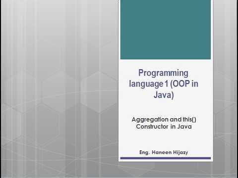 Aggregation and this() Constructor in Java