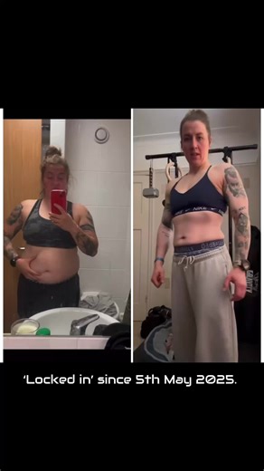 Left the Army, got fatter. Things went down hill, lazy, tired. Thought I could do it myself, failed week after week. Found Kris Barr and Liam Harris on instagram at the right time. They saved my ass. Provided a program, nutrition and changed my entire life. Started in May 25, trusted the process and working towards competing in body building, with Kris & Liam guiding. Worked my arse off week in week out. Still using my front room Gym, will branch out to a garden Gym at some point this year. Work