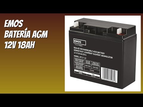 RESEÑA (2026) : EMOS Batería AGM 12V 18Ah. DETALLES