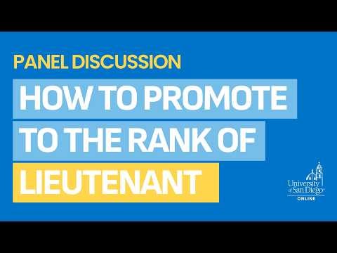 Promoting to the Rank of Lieutenant: Law Enforcement Leaders Share Their Advice