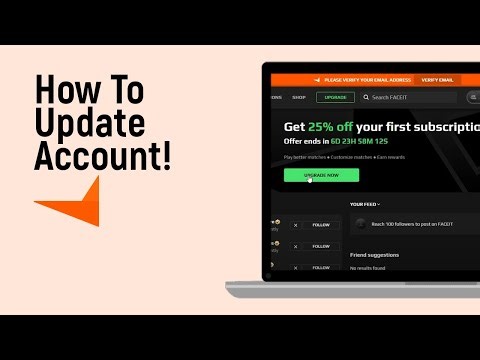 How to Update Account in Faceit [easy]