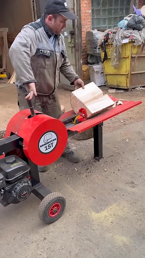 wood splitter machine #wood #woodworking #woodwork | Wood Splitting Machines