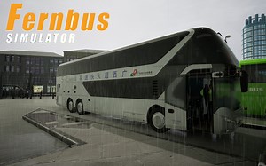 《长途客车模拟》雷雨天一路向前 驾驶尼奥普兰开往法国城市克莱蒙费朗 #8 - Fernbus Simulator