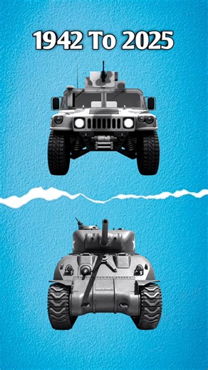 The Epic Evolution of U.S. Military Tanks & Humvees! from 1942 To 2000s #shorts #tanks