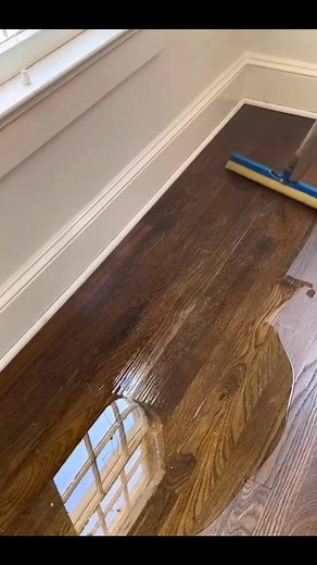 Waxing wood floor! #waxing #wood #flooring #jobs #finish | Dominic Brown
