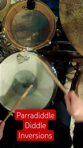 a couple #parradiddle inversions #drumchop #drums