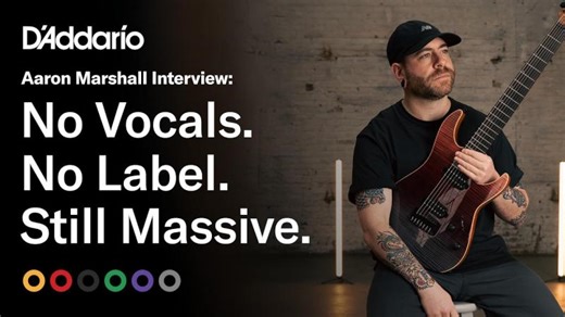 Aaron Marshall on Songwriting, Technique, and Intervals | D Addario Interview | D Addario Company, Inc.