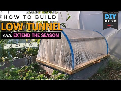 Building a DIY Low Tunnel | EASY Allotment Hoophouse
