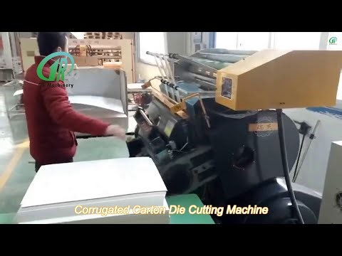 hot foil stamping corrugated carton die cutting machine 930 model