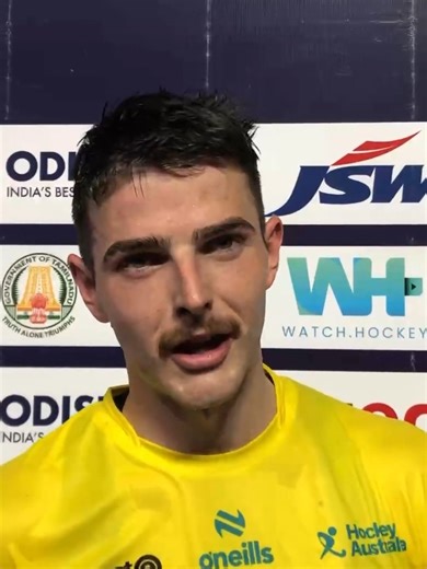 Dylan Downey recaps the Burras' win against Japan 🎙️ | Hockey Australia