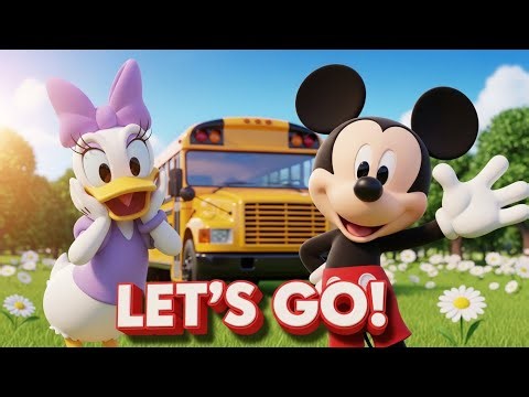 Mickey Mouse & Daisy Duck on a School Bus Adventure! 🚌 Kids Cartoon & Stories