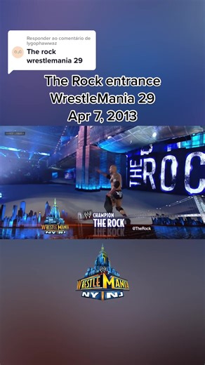 The Rock Epic Entrance at WrestleMania 29