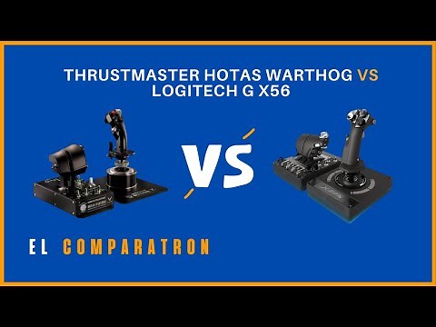 🔥FLIGHT SIMULATORS: Thrustmaster Hotas Warthog vs Logitech G X56: WHICH IS BETTER?🔥