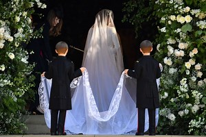 The Secret Meaning Behind Meghan Markle's Dramatic Royal Wedding Veil