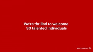 FLYING START This month, we’ve welcomed 30 new Bainies to the fold. We’re looking forward to bringing their enthusiasm, excitement and diverse experience to our clients and teams, and can’t wait to see them shine. | Bain & Company