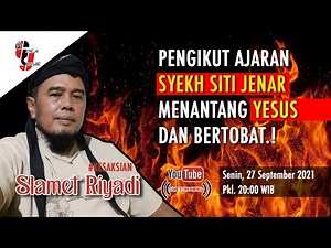 SLAMET RIYADI PINDAH AGAMA MENJADI PENGIKUT KRISTUS, DULU PENGIKUT SYEKH SITI
