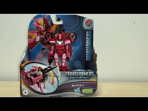Transformers earthspark Elita 1 warrior class how to transform complete transformation process video