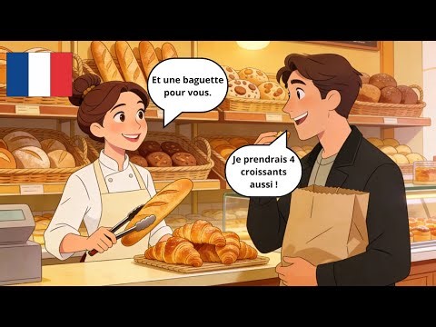 10 Simple French Grocery Shopping Dialogues | French Conversation for Beginners