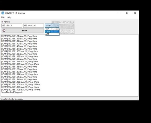 VOVSOFT IP Scanner