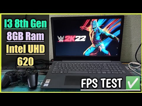 WWE 2K22 Game Tested on Low end pc|i3 8GB Ram & Intel UHD 620|Fps Test 😇|