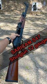 SARICAM S47 Semi-Automatic Shotgun, 12 Gauge #Shotgun #Shooting #AK47Shotgun