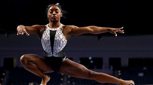Simone Biles makes gymnastics history