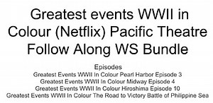 WWII Pacific Theater Video Guide Bundle – Pearl Harbor, Midway, Philippine Sea