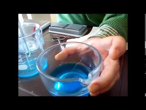 Práctica sobre la cristalizacion (crystallization)