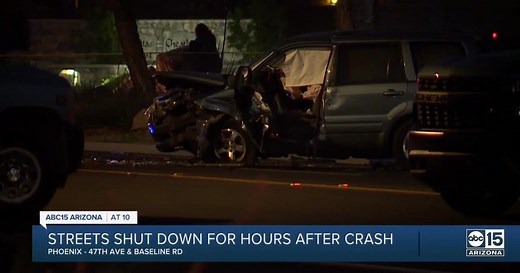 Man killed, two children hospitalized in crash at 47th Ave and Baseline Rd