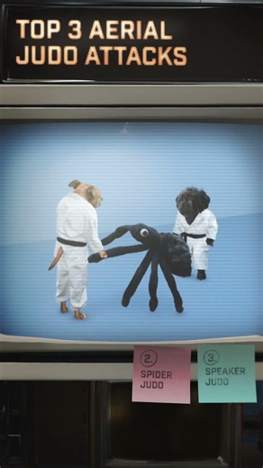 Top 3 Aerial Dog Judo Attacks #dog #judo #comedy #animation