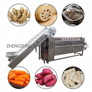 [Hot Item] High Quality Sweet Potatoes Washing and Peeling Machine Vegetable Cleaning Machine