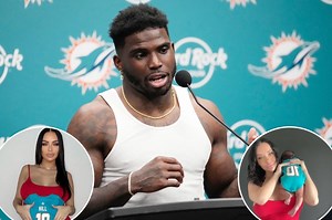 Recently married Tyreek Hill hit with two paternity suits