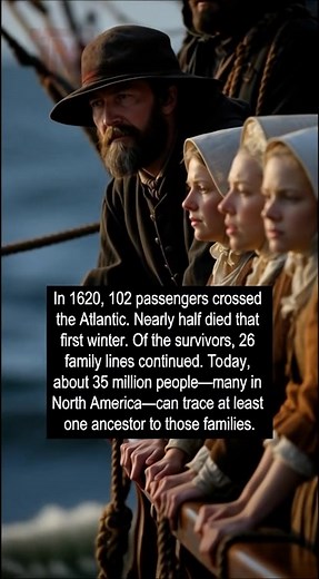 99K views · 410 reactions | From 26 Families to ~35 Million: The Mayflower’s Living Legacy #MayflowerDescendants #Genealogy #AmericanHistory | Amazing World | Facebook