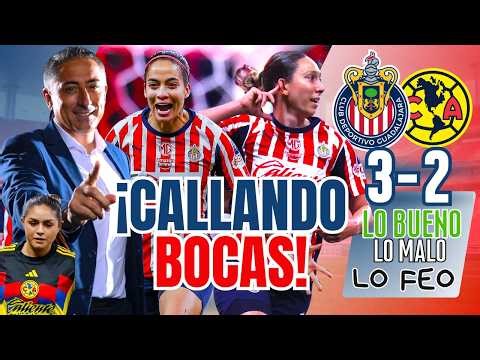 🚨 INCREÍBLE! CHIVAS FEMENIL LE DIÓ LA VUELTA AL AMÉRICA EN EL CLÁSICO NACIONAL