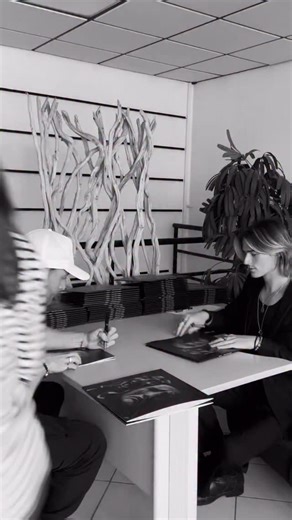 Last time we checked we were learning how to produce in a dorm room, now we’re SIGNING VINYLS IN PARIS🇫🇷 thank you & congratulations to everyone who managed to get one, these are on their way to you soon. We’re so excited for you to get your hands on them 🫶🏻 | VOILÀ