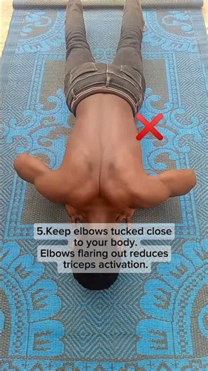 How to do THE PERFECT DIAMOND PUSHUP 💯 #fitness #fitnesstips #shorts