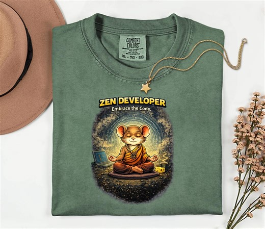 Zen Developer Shirt: Embrace the Code, Computer Science Humor Tee - Etsy