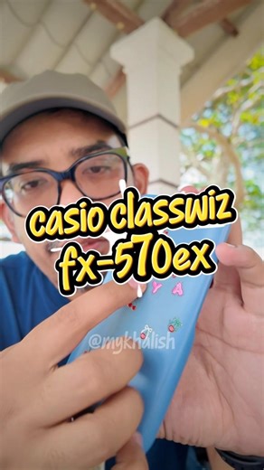 Original calculator Casio Classwiz Fx-570ex #mykhalishjourney #shopeeytdeals