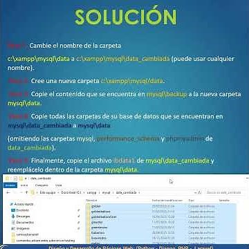 Soluciona “MySQL shutdown unexpectedly” en XAMPP (sin perder tus BD) #Shorts