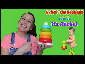 Baby Athena Learning with Ms. Rachel | Stacking Rings