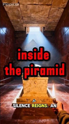 tour inside the Great Pyramid of Giza, Egypt.