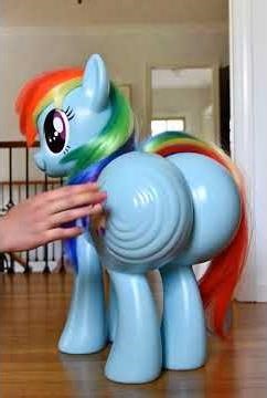 pony tale adventure RAINBOW DASH Butt Plushie deviantart☆