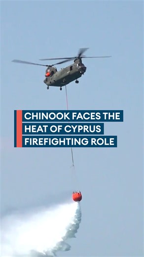 24K views · 298 reactions | Two CH-47 helicopters will protect Cyprus during wildfire season The Chinook has not been used for aerial firefighting since the 1980s See them in action #Chinook #Cyprus #RoyalAirForce #Fire #Wildfire #BFBSForcesNews #News | Forces News | Facebook