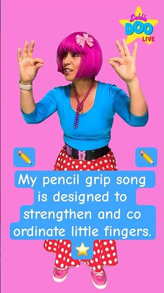 Snippet of my pencil grip song from the upcoming Debbie Doo LIVE shorts series! #shorts