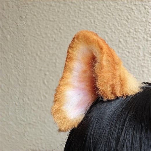 Handmade Shiba Inu Ears Headband, Orange Furry Cosplay, Animal Ears, 7cm - Etsy