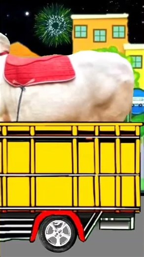 Konvoi truk oleng angkut sapi kurban#shorts